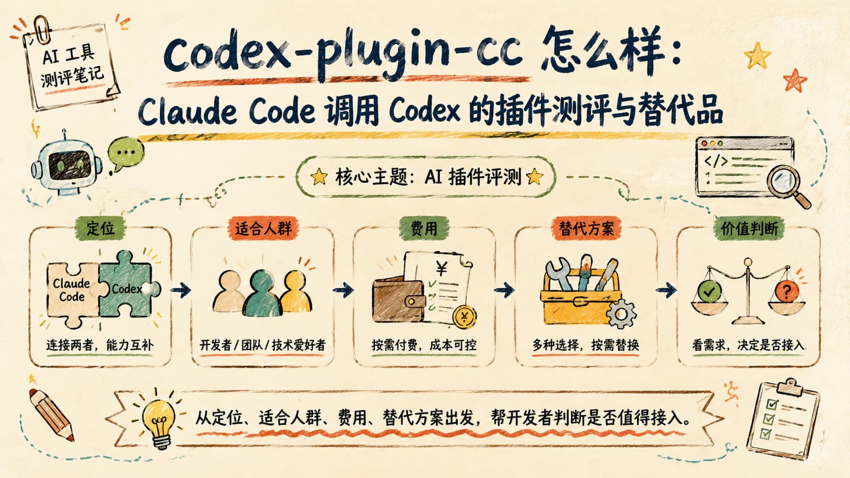 codex-plugin-cc 怎么样：Claude Code 调用 Codex 的插件测评与替代品