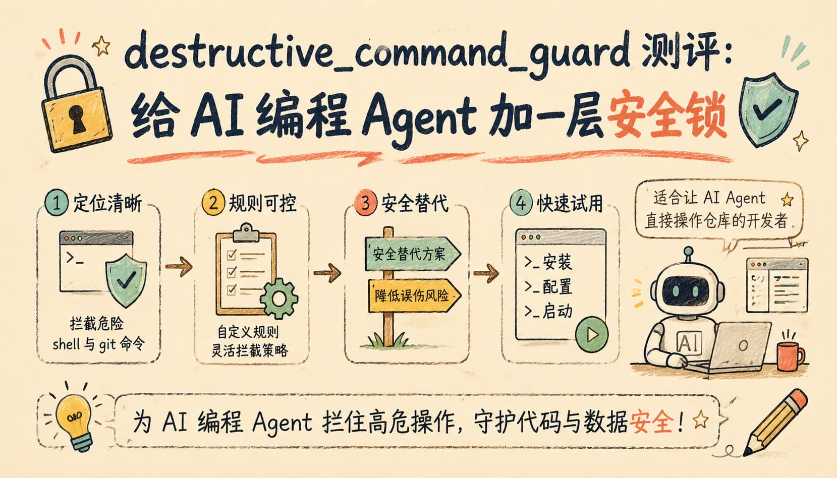 destructive_command_guard 测评：给 AI 编程 Agent 加一层安全锁