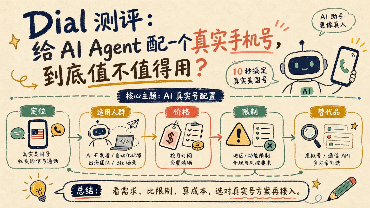 Dial 测评：给 AI Agent 配一个真实手机号，到底值不值得用？