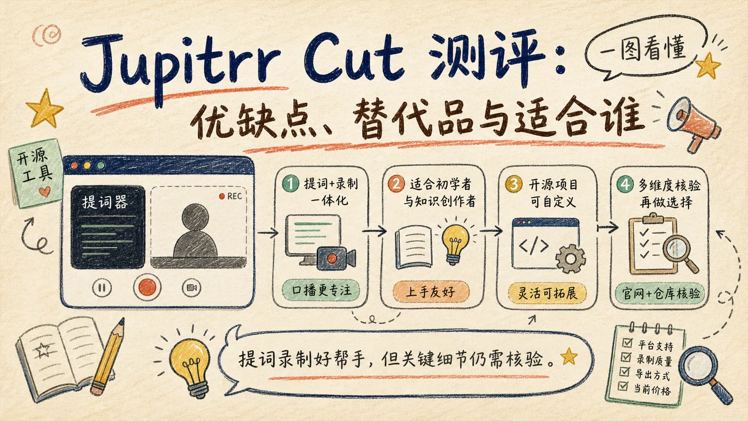 Jupitrr Cut 测评：优缺点、替代品与适合谁
