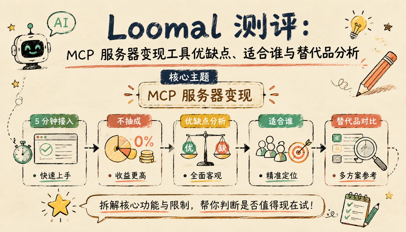 Loomal 测评：MCP 服务器变现工具优缺点、适合谁与替代品分析