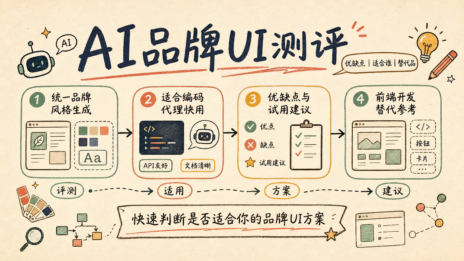 awesome-design-md 测评：AI 编程代理生成品牌风格 UI 的优缺点、适合谁与替代品