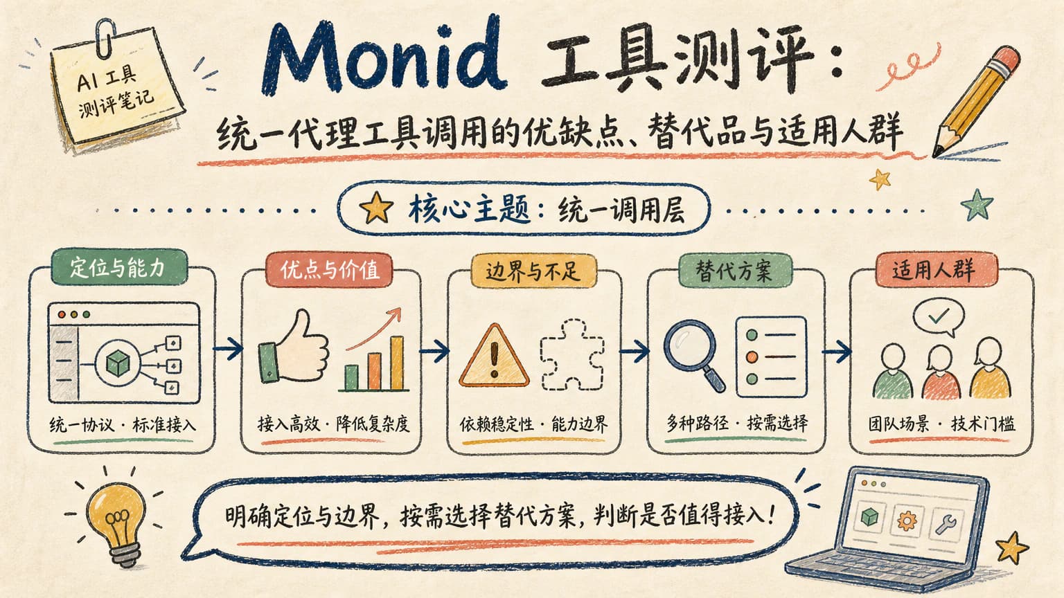 Monid 工具测评：统一代理工具调用的优缺点、替代品与适用人群
