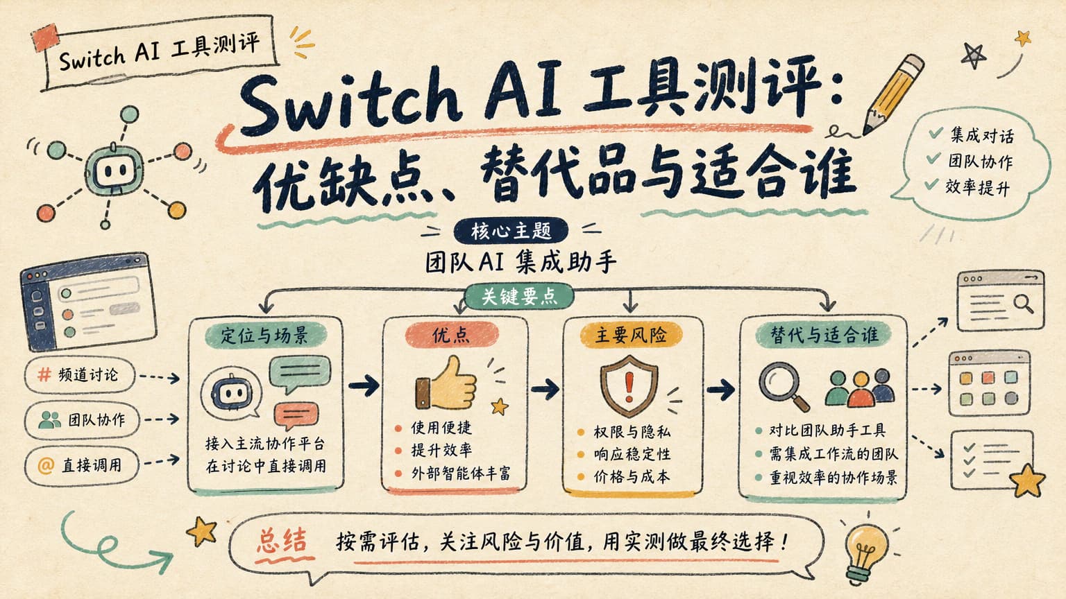 Switch AI 工具测评：优缺点、替代品与适合谁