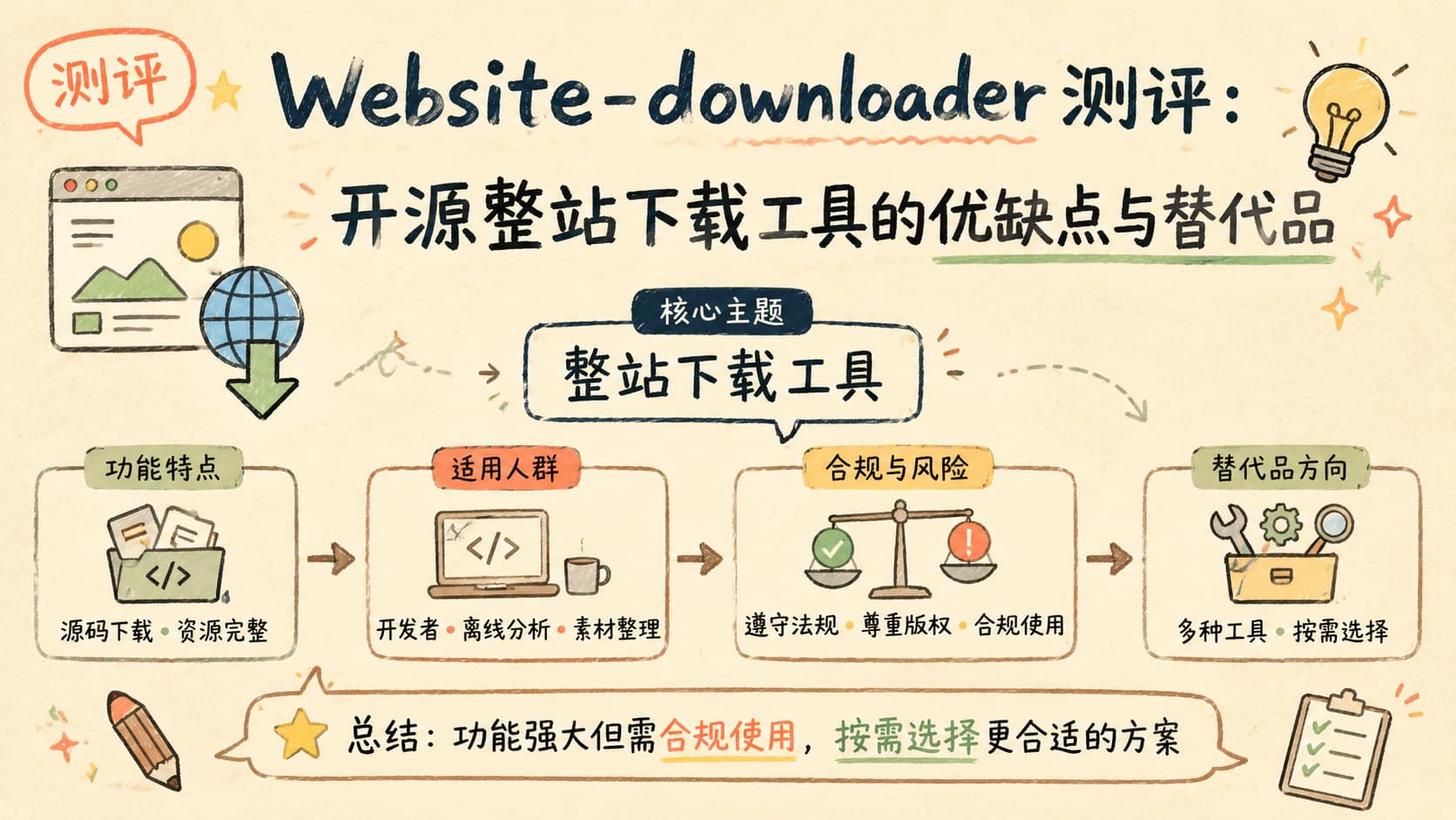 Website-downloader 测评：开源整站下载工具的优缺点与替代品