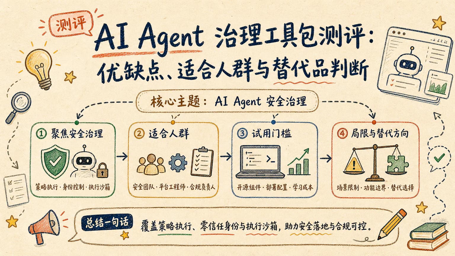 AI Agent 治理工具包测评:优缺点、适合人群与替代品判断