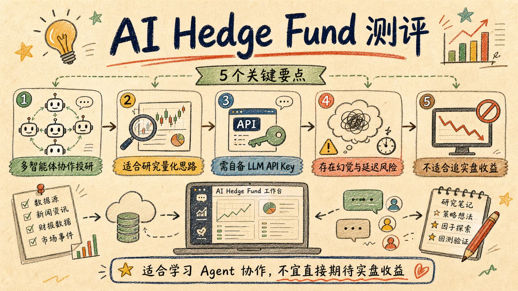 AI Hedge Fund 开源项目测评:多智能体投研工具的优缺点与替代方案
