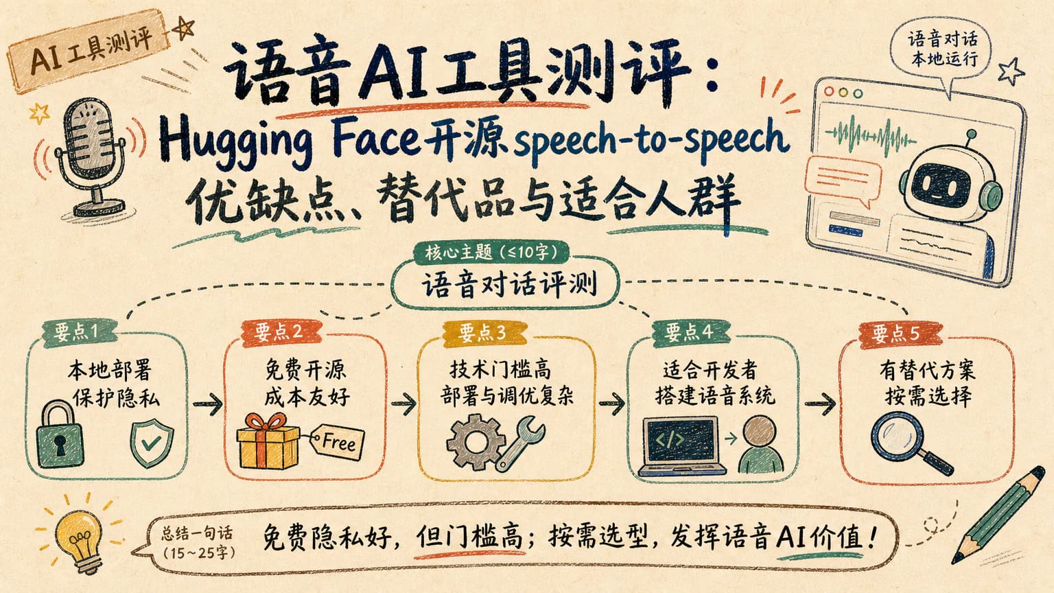 语音AI工具测评:Hugging Face开源speech-to-speech优缺点、替代品与适合人群