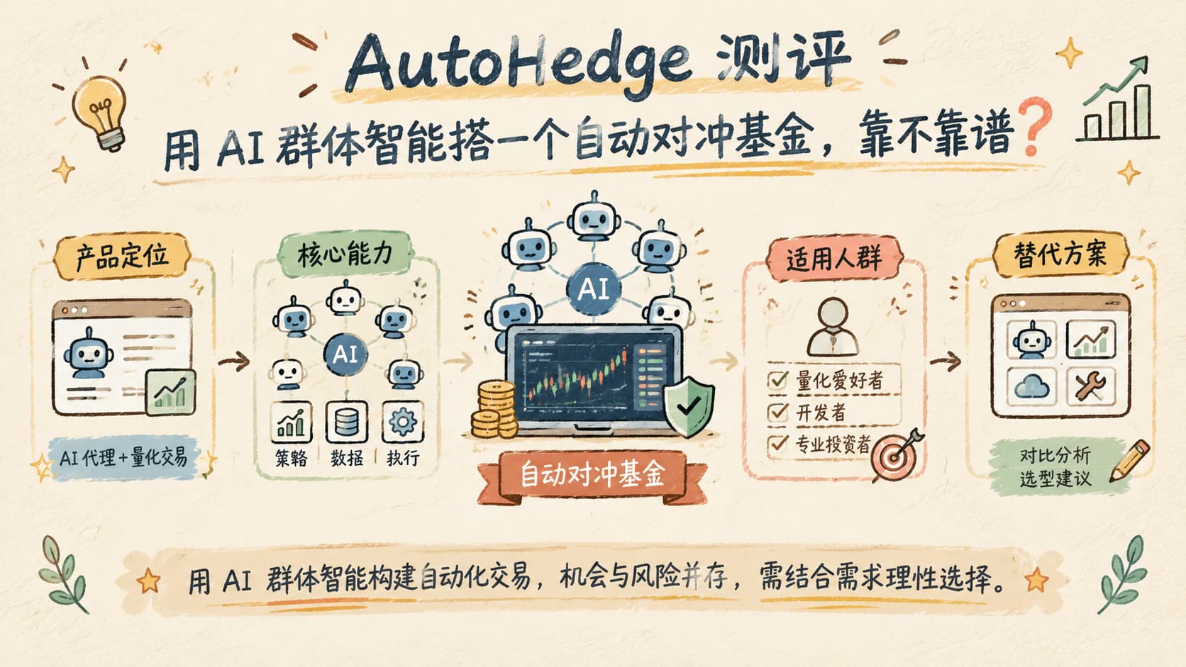 AutoHedge 测评:用 AI 群体智能搭一个自动对冲基金,靠不靠谱?