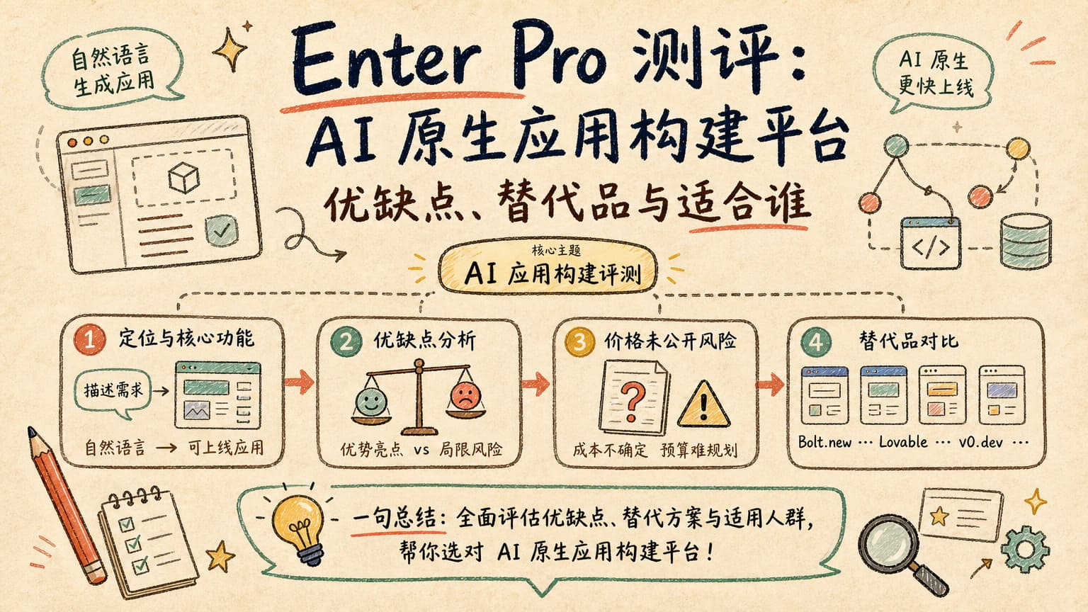 Enter Pro 测评:AI 原生应用构建平台优缺点、替代品与适合谁