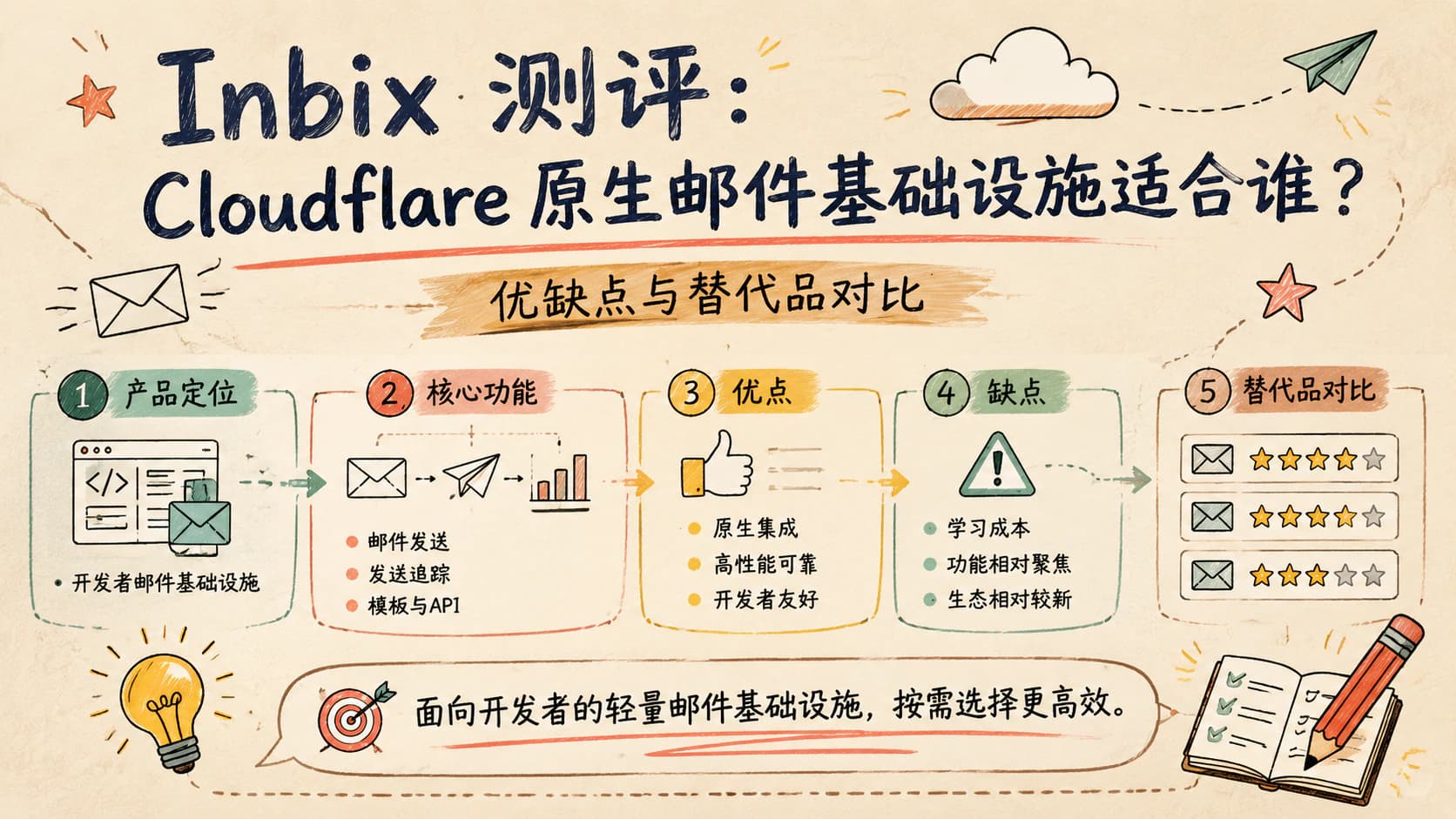 Inbix 测评:Cloudflare 原生邮件基础设施适合谁?优缺点与替代品对比