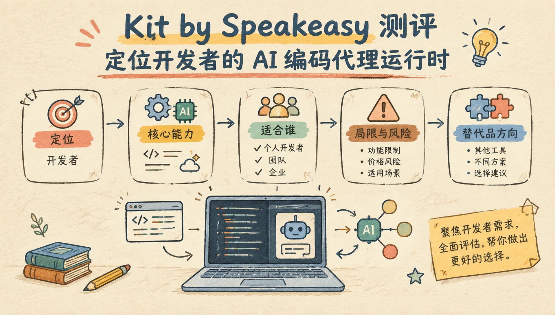 Kit by Speakeasy 测评:定位开发者的 AI 编码代理运行时,优缺点与替代品分析