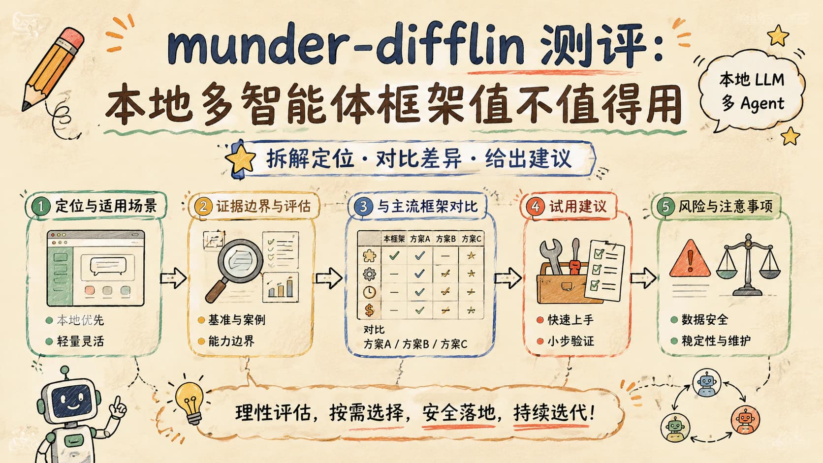 munder-difflin 测评:本地多智能体框架值不值得用
