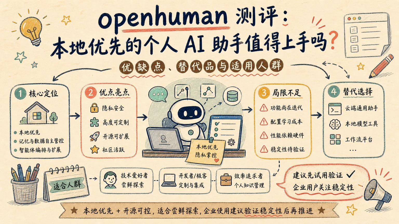 openhuman 测评:本地优先的个人 AI 助手值得上手吗?优缺点、替代品与适用人群
