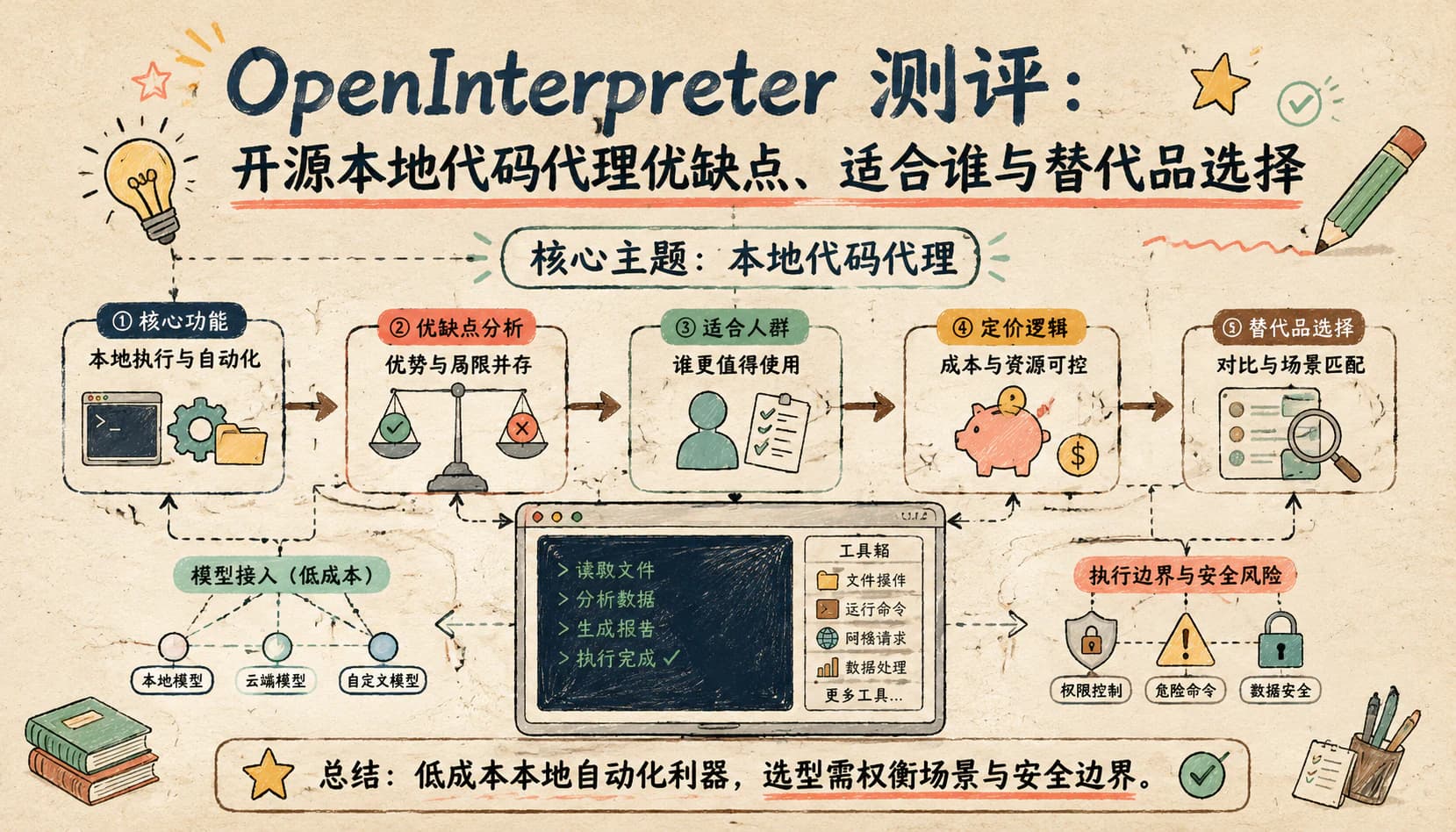 OpenInterpreter 测评:开源本地代码代理优缺点、适合谁与替代品选择