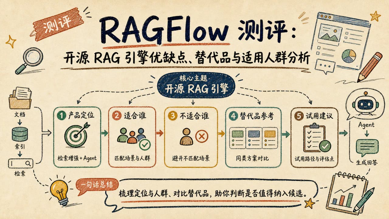 RAGFlow 测评:开源 RAG 引擎优缺点、替代品与适用人群分析