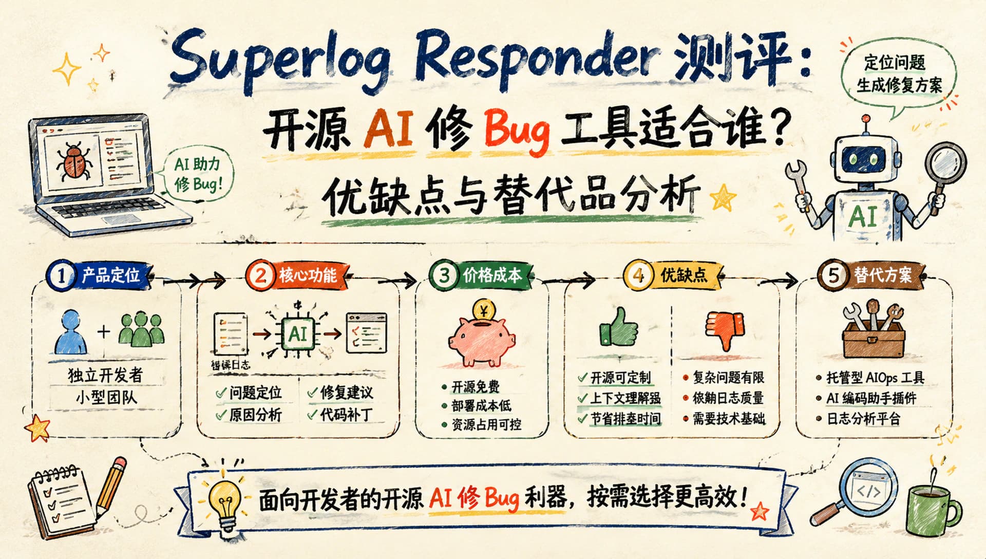 Superlog Responder 测评:开源 AI 修 Bug 工具适合谁?优缺点与替代品分析